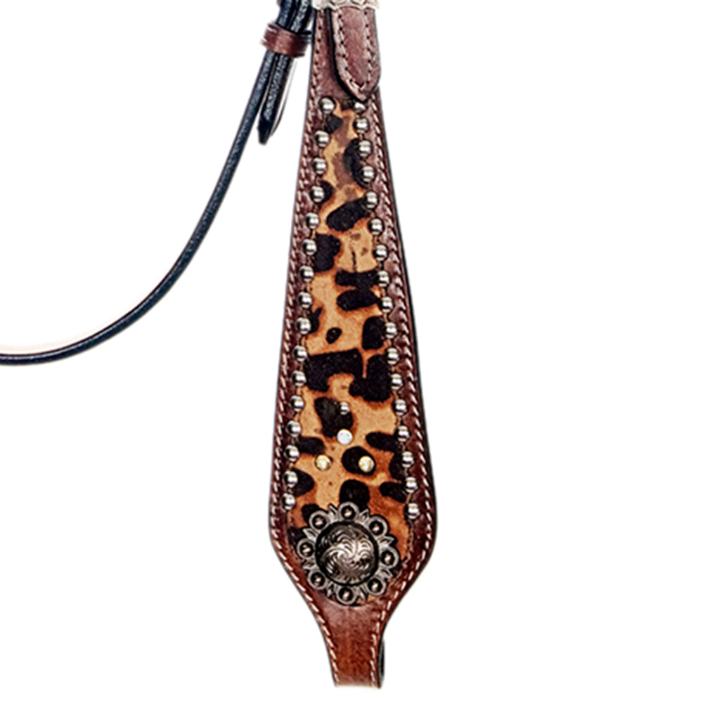 American Darling Western Horse Floral Headstall Tack Set Genuine Leather