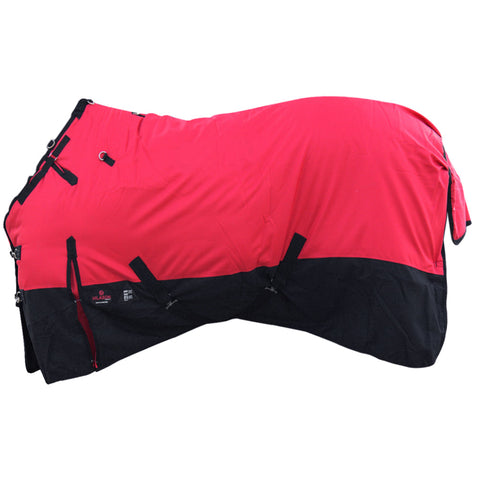 Hilason 1200D Waterproof Turnout Miniature Horse Winter Blanket Red
