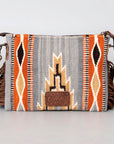 American Darling Cross Body Saddle Blanket Genuine Leather Women Bag Western Handbag Purse
