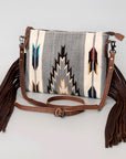 American Darling Cross Body Saddle Blanket Genuine Leather Women Bag Western Handbag Purse