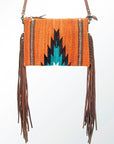 American Darling Cross Body Saddle Blanket Genuine Leather Women Bag Western Handbag Purse