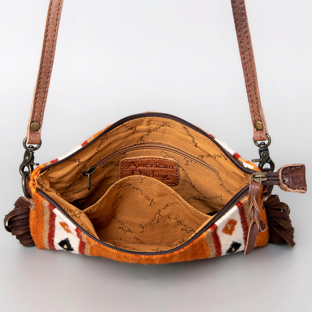 American Darling Cross Body Saddle Blanket Genuine Leather Women Bag Western Handbag Purse