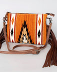 American Darling Cross Body Saddle Blanket Genuine Leather Women Bag Western Handbag Purse