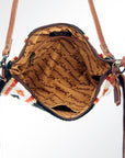 American Darling Saddle Blanket Genuine Leather Women Bag Western Handbag Purse