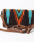 American Darling Organiser Hair On Genuine Leather women bag western handbag purse
