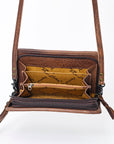 American Darling Organiser Hair On Genuine Leather women bag western handbag purse