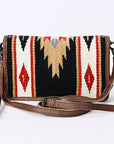 American Darling Organiser Hair On Genuine Leather women bag western handbag purse