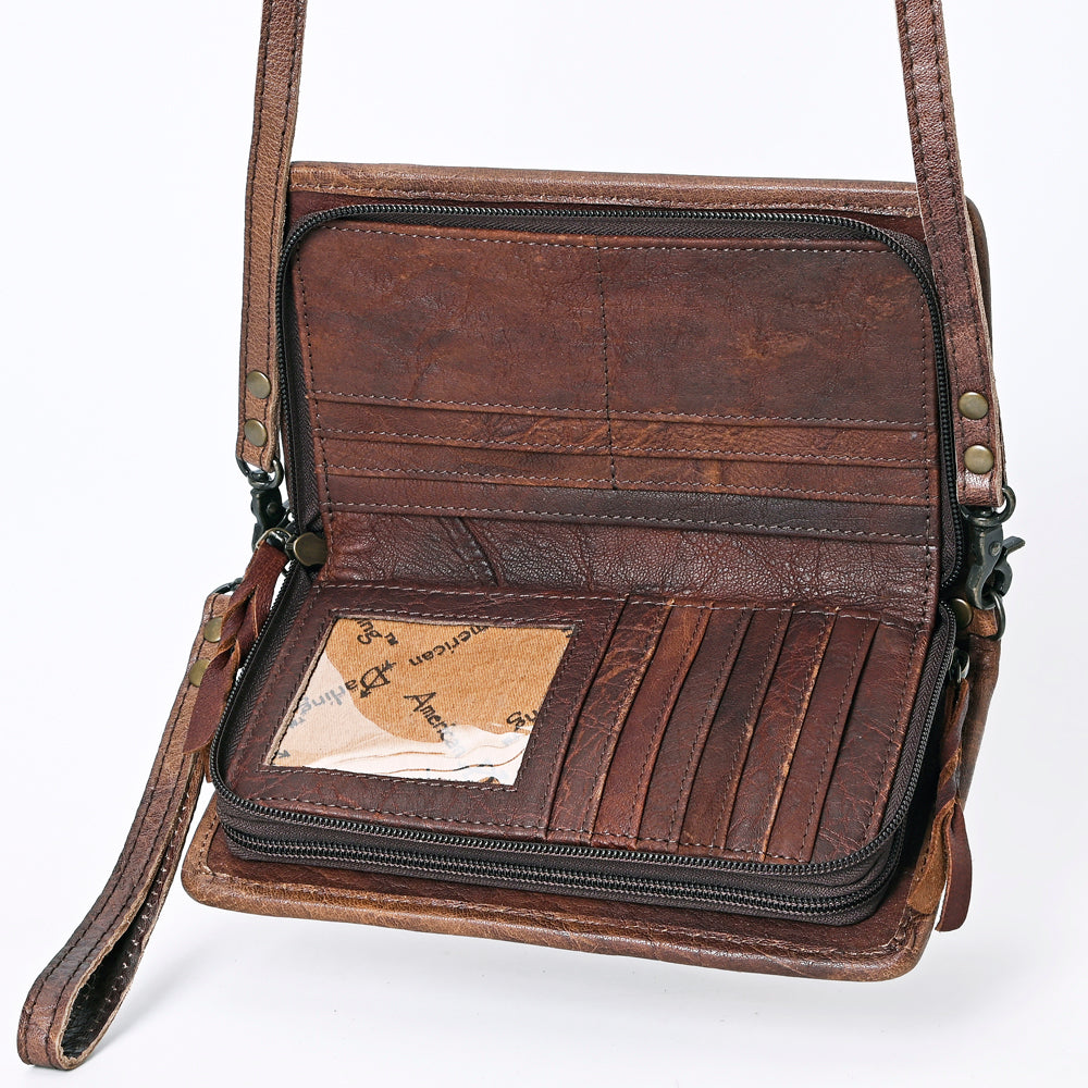 American Darling Organiser Hair On Genuine Leather women bag western handbag purse