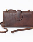 American Darling Wristlet Genuine Leather Women Bag Western Handbag Purse