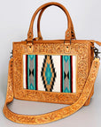 American Darling Tote Saddle Blanket Genuine Leather Western Women Bag Handbag Purse | Western Tote Bag | Travel Tote Bags | College Tote Bag | Casual Tote Bag