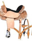 Western Horse Saddle American Leather Flex Trail Barrel Tack Hilason