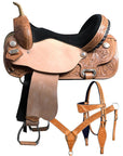 Western Horse Saddle American Leather Flex Trail Barrel Tack Hilason