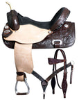 Western Horse Saddle American Leather Flex Trail Barrel Tack Hilason
