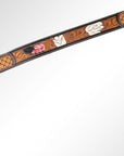 American Darling ADEE304-BC Western Horse Floral Breast Collor Genuine Leather Tan