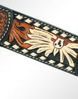 AMERICAN DARLING Western Horse Headstall American Leather Dark Brown