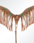 AMERICAN DARLING Western Horse Headstall Breast Collar Set American Leather