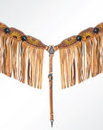 AMERICAN DARLING Western Horse Headstall Breast Collar Set American Leather