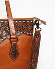 American Darling ADBGZ259 Tote Hand Tooled Genuine Leather Women Bag Western Handbag Purse