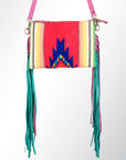 American Darling ADBGZ262 Crossbody Saddle Blanket Genuine Leather Women Bag Western Handbag Purse