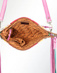 American Darling ADBGZ262 Crossbody Saddle Blanket Genuine Leather Women Bag Western Handbag Purse