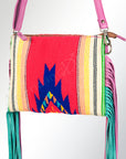 American Darling ADBGZ262 Crossbody Saddle Blanket Genuine Leather Women Bag Western Handbag Purse