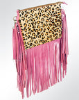 American Darling ADBGZ264CHE Small Crossbody Hair-On Genuine Leather Women Bag Western Handbag Purse