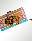 American Darling Wristlet Genuine Leather Women Bag Western Handbag Purse