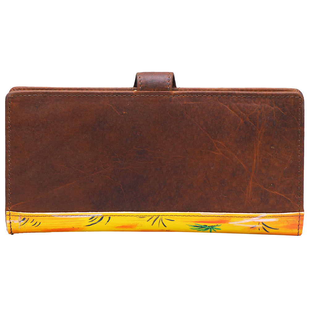 American Darling Wristlet Genuine Leather Women Bag Western Handbag Purse
