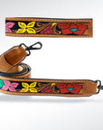 American Darling ADSTF132 Hand Tooled Genuine Leather Crossbody Handle Strap For Bags