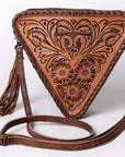 American Darling Crossbody Hand Tooled Genuine Leather Women Bag Western Handbag Purse