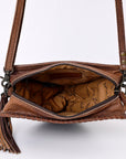 American Darling Crossbody Hand Tooled Genuine Leather Women Bag Western Handbag Purse