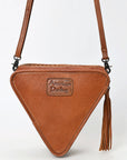 American Darling Crossbody Hand Tooled Genuine Leather Women Bag Western Handbag Purse