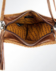 American Darling Crossbody Hand Tooled Genuine Leather Women Bag Western Handbag Purse