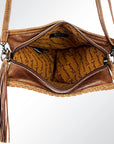 American Darling Crossbody Hand Tooled Genuine Leather Women Bag Western Handbag Purse