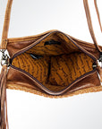 American Darling Crossbody Hand Tooled Genuine Leather Women Bag Western Handbag Purse