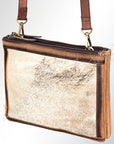 American Darling ADBGI119B Small Crossbody Hair On Genuine Leather Women Bag Western Handbag Purse
