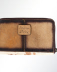 American Darling ADBGI121B Wallet Hair On Genuine Leather Women Bag Western Handbag Purse