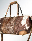 American Darling ADBGI123B Duffel Hair On Genuine Leather Women Bag Western Handbag Purse