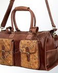 American Darling ADBGI124A Duffel Genuine Leather Women Bag Western Handbag Purse