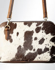 American Darling ADBGI126B Cross Body Hair On Genuine Leather Women Bag Western Handbag Purse