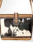 American Darling ADBGI131B Cross Body Hair On Genuine Leather Women Bag Western Handbag Purse