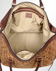 American Darling ADBGI134A Duffel Genuine Leather Women Bag Western Handbag Purse