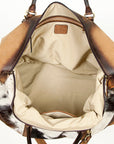 American Darling ADBGI134B Duffel Hair On Genuine Leather Women Bag Western Handbag Purse