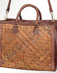 American Darling ADBGI135A Briefcase Genuine Leather Women Bag Western Handbag Purse