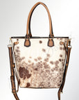 American Darling ADBGI136B Tote Hair On Genuine Leather Women Bag Western Handbag Purse