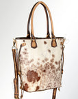 American Darling ADBGI136B Tote Hair On Genuine Leather Women Bag Western Handbag Purse