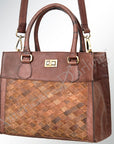 American Darling ADBGI137A Tote Genuine Leather Women Bag Western Handbag Purse