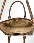 American Darling ADBGI138B Tote Hair On Genuine Leather Women Bag Western Handbag Purse
