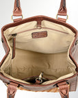 American Darling ADBGI139A Tote Genuine Leather Women Bag Western Handbag Purse