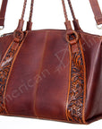 American Darling Tote Hand Tooled Genuine Leather Women Bag Western Handbag Purse